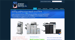 Desktop Screenshot of americanbusinessmachines.net